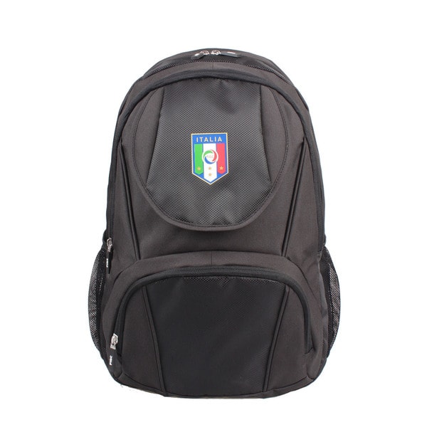 FIGC Italia Black 13-inch Backpack