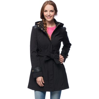 Via Spiga Women's Soft Shell With Leopard Backing