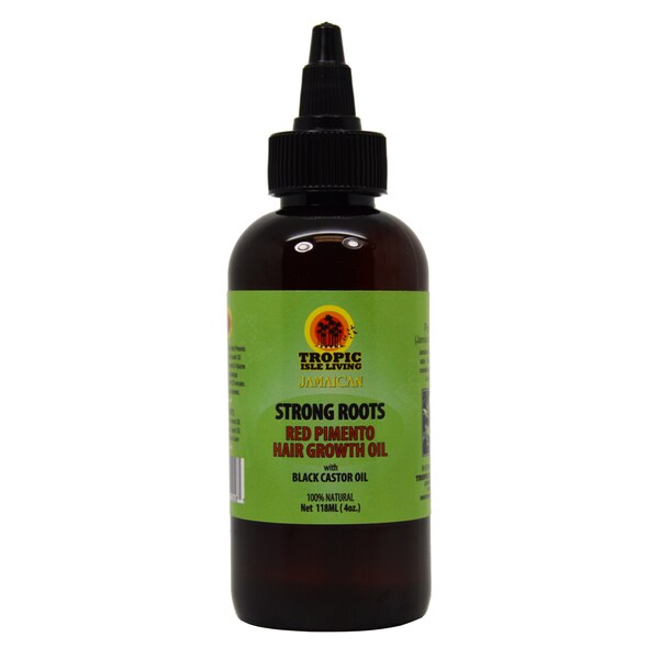 Tropic Isle Living Strong Roots Red Pimento 4ounce Hair Growth Oil
