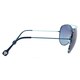 Emilio Pucci Women's EP 125S 440 Blue Pucci Print Aviator Sunglasses