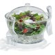 6.5 Quart Chilled Multi Functional Serving Bowl Set with Utensils