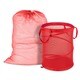 Honey Can Do Red Mesh Laundry Bag and Hamper Kit