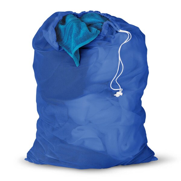 Honey Can Do Blue Mesh Laundry Bag 2-pack