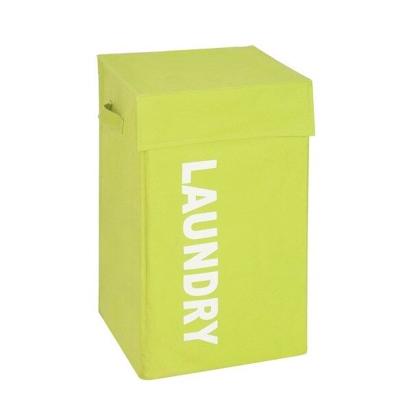 Honey Can Do Lime Graphic Hamper with Lid