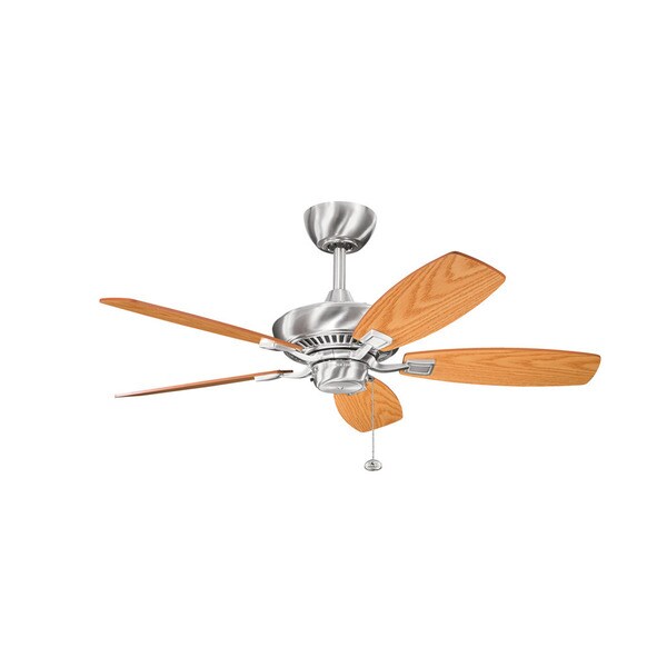 Kichler Lighting Canfield Collection 44-inch 5-blade Brushed Stainless Steel Ceiling Fan