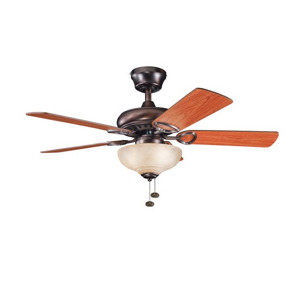 Kichler Lighting Sutter Place Select Collection 42-inch 5-blade Oil Brushed Bronze Ceiling Fan