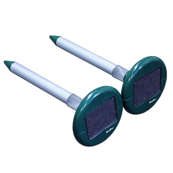Maximal Power Outdoor Yard Sonic Solar Powered Pest Repeller with LED Light