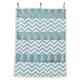 Blue Chevron 9-pocket Wall Hanging Organizer