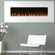 Northwest 50-inch White Electric Wall Mounted Color Changing Fireplace