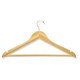 Honey Can Do Bamboo Wood Hangers (Pack of 8)