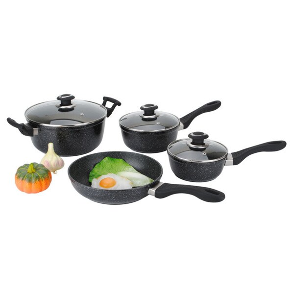 Cast Aluminum Nonstick 7-piece Cookware Set