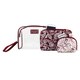 Jacki Design Mystique 3-piece Travel Bag Set with Wristlet