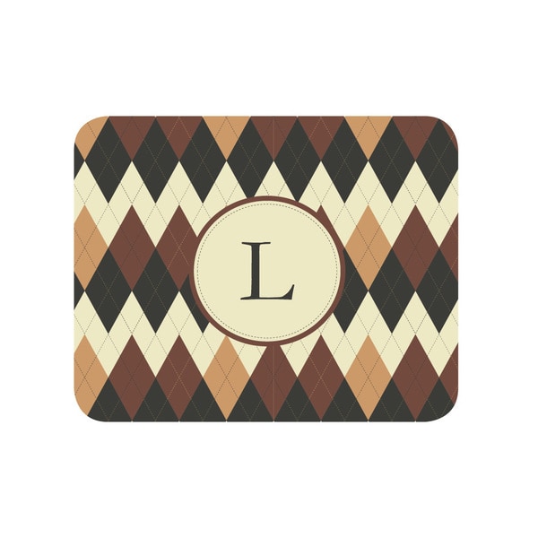 Argyle Personalized Mouse Pad