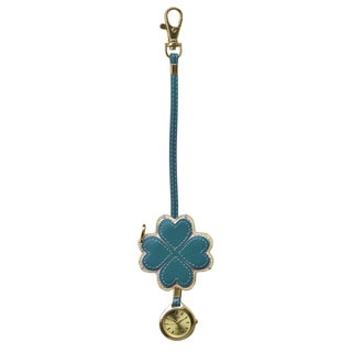 Dakota Moxie Teal Heart Hanging Purse Charm Clock
