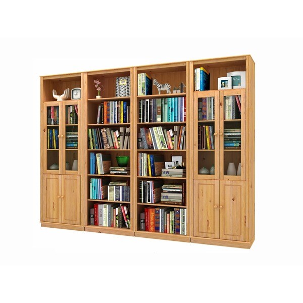 Scandinavian lifestyle anita solid pine bookcase 17691119 overstock