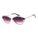 Round, Half Metal Arms Sunglasses 58MM