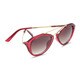 Round, Half Metal Arms Sunglasses 58MM