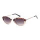 Round, Half Metal Arms Sunglasses 58MM