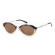 Round, Half Metal Arms Sunglasses 58MM