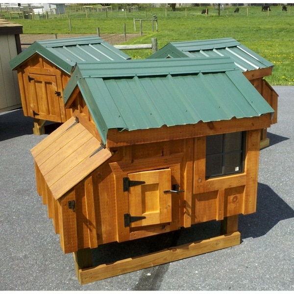 Tucker's Coops Aframe Handcrafted Preassembled Solid Wood Chicken