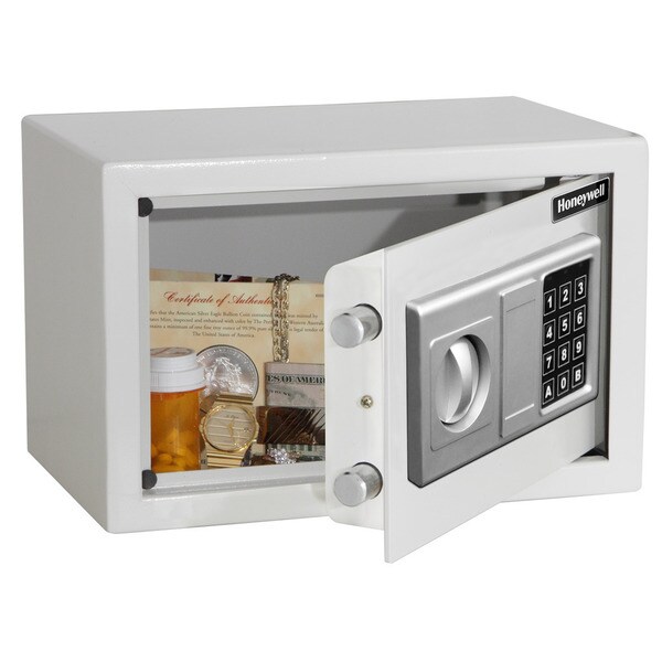 Honeywell Digital Steel Security Safe in White Finish