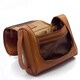 Muiska Vaquetta Leather Dopp Toiletry Bag