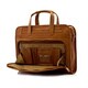 Muiska Vaquetta Leather Lisbon Zip-Around Slim 17-inch Laptop Briefcase