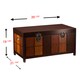 Upton Home Huxley Trunk Coffee/ Cocktail Table (As Is Item)
