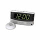Sonic Alert Silver Dual Alarm Clock with Super Shaker