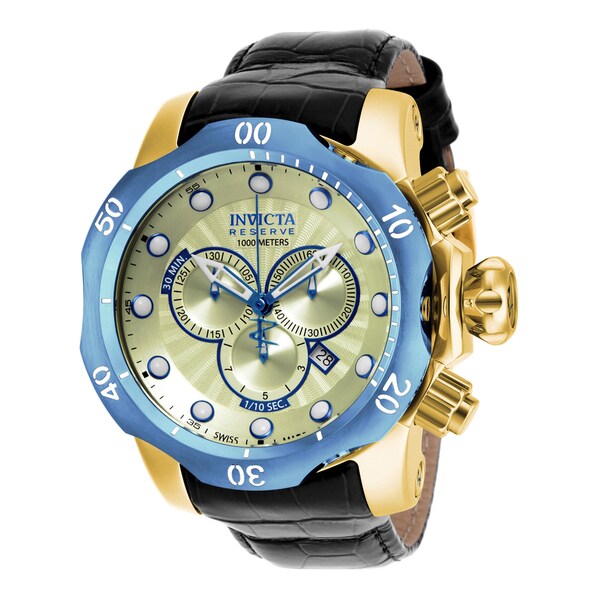 Invicta Men's 16682 Venom Quartz Chronograph Black Dial Watch