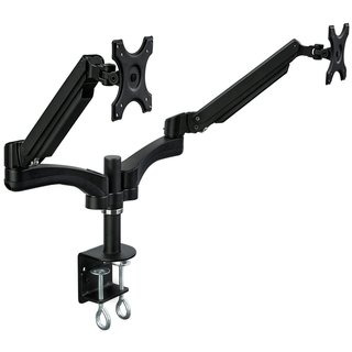 Mount-It! 13 to 24-inch Full-motion Height Adjustable Articulating Dual Arm Monitor Stand