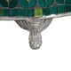 Casa Cortes Handcrafted Turquoise Mosaic 3-Piece Cake Stand