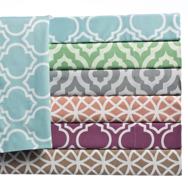 Super Soft Geometric Printed Sheet Set