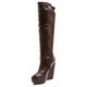 Gomax Women's Fullhouse-14 Mid-Calf Wedge Boot