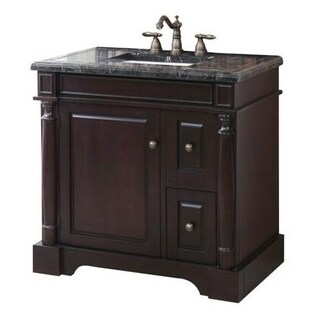 Crawford & Burke Hancock Vanity Base with Mosaic Top and Sink