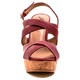 Gomax Women's Shoe Hey There 08 Slingback Platform Cork Wedge Sandal