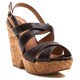 Gomax Women's Shoe Hey There 08 Slingback Platform Cork Wedge Sandal