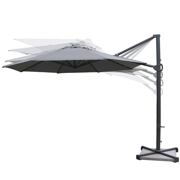 Shop Abba Patio Ft Aluminum Cantilever Umbrella Outdoor Hanging