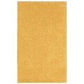 Plush Pile Yellow 21 x 34 inch Bath Rug