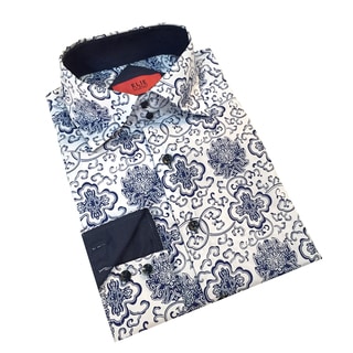 Boy's Elie Balleh 'Milano Italy' Paisley Slim Fit Shirt
