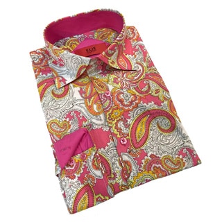 Elie Balleh Boy's 'Milano Italy 2015' Paisley Slim Fit Shirt