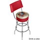 Coca Cola Brazil 1886 Pub Stool with Back