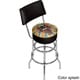 Coca Cola Brazil 1886 Pub Stool with Back