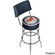 Pure Oil Swivel Bar Stool with Back