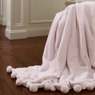 ugg blanket with pom poms