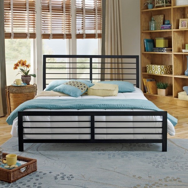 Posture Support Covington Black Platform Bed