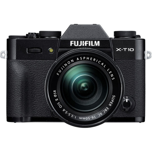 Fujifilm X-T10 Mirrorless Digital Camera with 16-50mm Lens (Black) 