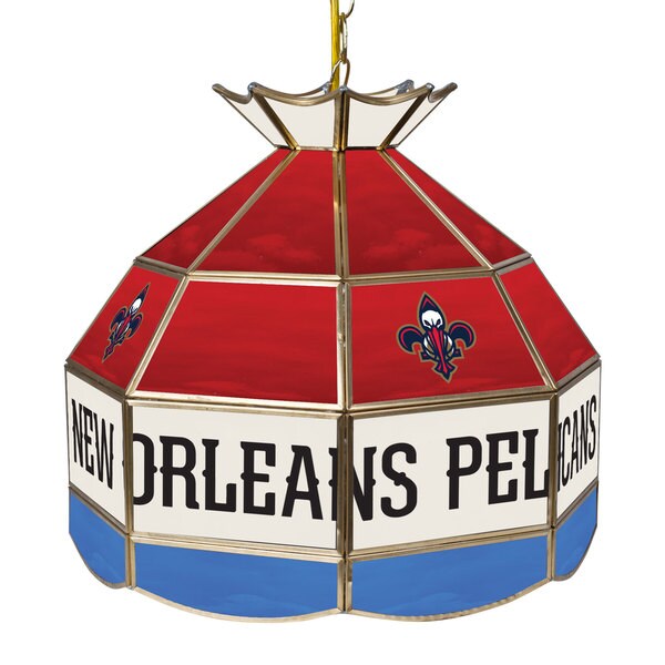 New Orleans Pelicans NBA 16 inch Tiffany Style Lamp