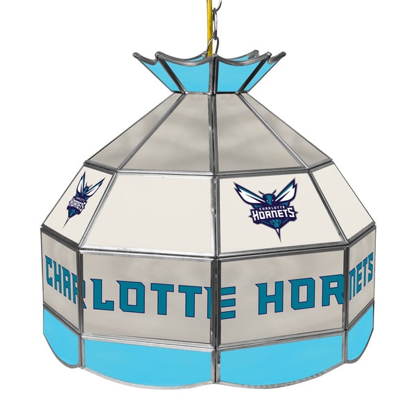 Charlotte Hornets NBA 16 inch Tiffany Style Lamp