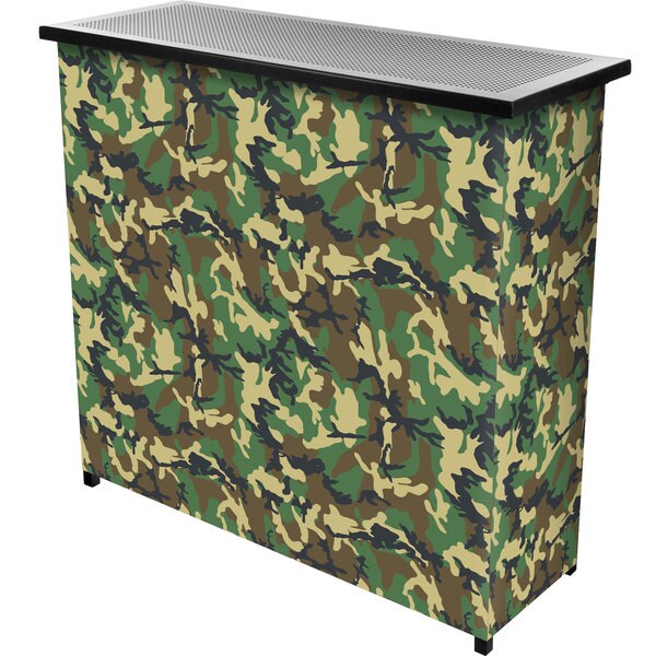 Hunt Camo 2 Shelf Portable Bar w/ Case
